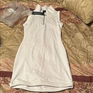 White Maniere De Voir Sleeveless Dress